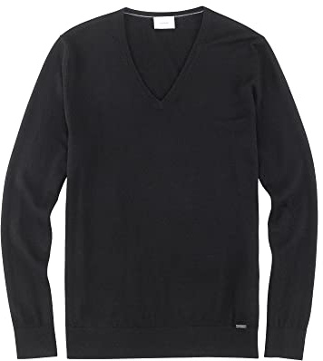 OLYMP Herren V-Ausschnitt Pullover Regulär 015110 | Pullover, Rippbündchen, Regular Fit, 85%Schurwolle/15%Seide