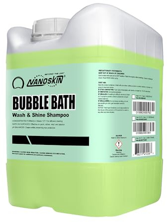 Nanoskin BUBBLE BATH Foaming Car Wash Shampoo, 5 Gallon