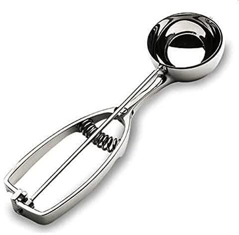 Lacor 67045 Cuillère à Glace Luxe en Inox 46, Argent Métallique