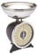 KitchenCraft Classic Collection - Balance de Cuisine Mécanique avec Bol, Livrée dans une Boite Cadeau, Capacité 2 kg, Noir