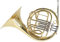 Roy Benson F-Waldhorn HR-302 (Messing Schallstück und Korpus, 3-Ventilig mit Kugelgelenken, Goldmessing Mundrohr, Neusilber Zügen, professionelle Klangqualität, mit kompakten Formetui)