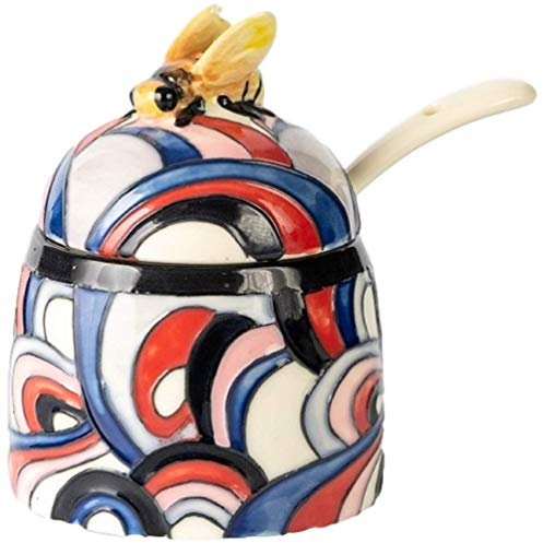 Old Tupton Honey Pots Designed By Jeanne Mcdougall Whirlwind Design Jam Preservatives Matching Spoon