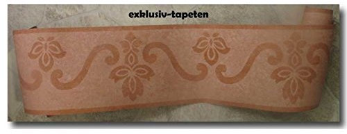 Tapeten Bordüre Barock braun creme