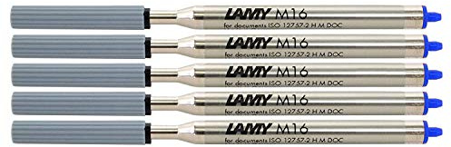 Lamy M16 Ersatzmine für Lamy Kugelschreiber F blau, 5 x 1