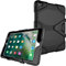 TECHGEAR Koffer für das iPad 9.7 Zoll (2018/2017) - Robuste Heavy Duty Schutzhülle Design Stoßfester Überlebenszeit mit abnehmbaren Ständer Schule, Kids, Bauunternehmer Fall - Schwarz