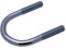 50 x U de plancha Elevación (de planchar 1.1/4 Inch M8 x 74 x 52 x 35 Hierro Galvanizado Brillante