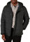 Amazon Essentials Herren Schwerer Puffermantel mit Kapuze, Schwarz, S