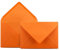200 Briefumschläge DIN C6 Orange - 11,4 x 16,2 cm - Kuverts mit 80 g/m² Nassklebung spitze Klappe - Umschläge ohne Fenster - Colours-4-you