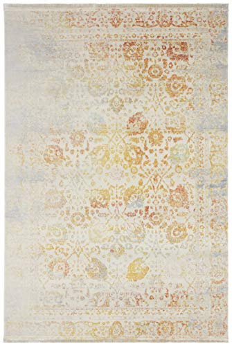 Nouristan Design Teppich mit Fransen Menga Bunt, 80x150 cm