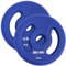 GORILLA SPORTS® Neopren Hantelscheiben - 2er Set, 2x1kg, 2x2kg, 2x3kg, 2x4kg, 2x5kg Gewichte, 30/31 mm Bohrung, mit Griffen, Gusseisen - Gewichtsscheiben, Hantelscheiben-Set