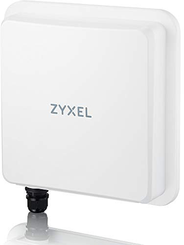 Zyxel Router esterno 5G NR con PoE | Velocità dati 5 Gbps | Antenne direzionali a lungo raggio 10 dBi | Facilità di installazione. Adatto all’esterno, protezione IP68 [NR7101]