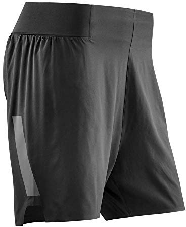 CEP M Run Loose Fit Shorts Schwarz - Reflektierende lässige Herren Laufshorts, Größe S - Farbe Black