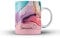 iCaseDesigner Personalised Watercolour Marble Name with Heart Ceramic Mug - 16. Colourful v2.