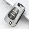 Premium TPU Auto Fernbedienung Schlüssel Hülle Schutz Kompatibel für Hyundai i20 i30 i35 iX20 iX35 Sportage Verna Avante,3 Tasten (Silber)
