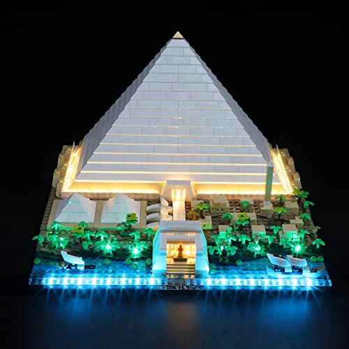 Lightailing Licht-Set Für Lego 21058 Cheops-Pyramide - Led-Beleuchtungsset Kompatibel Mit Lego Bausteinen Modell - Modell Set Nicht Enthalten