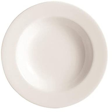 S0107- Assiette creuse 23cm Embassy White Chef&Sommelier - Lot de 6