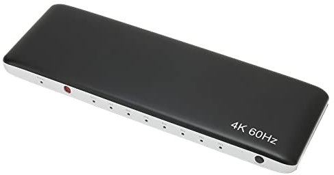 Commutateur D'interface Multimédia HD 7 en 1, Résolution 3D Full HD 4K 60Hz, Taux de Transfert 3X6gbps, Couleur Profonde HDCP 2,2 36 Bits, Commutateur Vidéo HD, 100 240V pour PS3 Xbox One(UE)