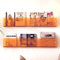 2 Pack Wand montierte Acrylregale flüssige Acryl-Magazin Lagerregale, für Büro Wartezimmer Homescreen-Regal(60cm, Orange)