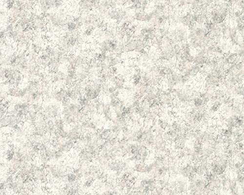 Spachtel Putz Tapete EDEM 807DN45 heißgeprägte Vliestapete leicht strukturiert mit Struktur matt grau quarz-grau ziegel-rot 10,65 m2