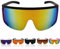 Speedy Sunglasses SPEEDY CLASSIC | Schnelle Brille Verspiegelt Retro Oldschool CLASSIC Rave Brille 90s 80s Onelens Bunt | Schnelle Brille rot, Schnelle Brille blau | BACK TO CLASSIC | BACK TO THE 90s