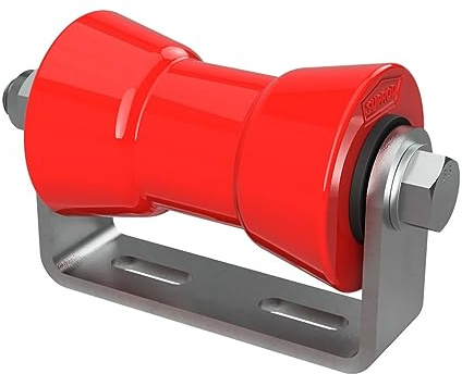 SUPROD Polyurethan Kielrolle mit Halter Sliprolle Bootstrailer Sliphilfe verzinkt
