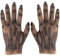 Yililay Wolfsklauenhandschuhe Unisex Wolf Kostümhandschuhe Halloween Werwolf Cosplay Pfoten Handschuhe für Halloween, Cosplay -Kostümparty 1 Paare