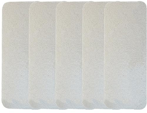 JOYSOG Microwave Waveguide Cover Mica Slice, 5Pcs Mica Plates Sheets Microwave Oven Repairing Part for galanz Heat Insulation Accessories (11.5 * 4.6cm)