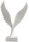 Nordic Angel Wing Statue Skulptur Kunstwerk Harz für Schlafzimmer Hotel Büro weiß, weißer Vogel