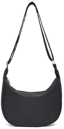 Miss Lulu Borsa Tracolla Donna in Nylon, Borse a Tracolla Con tracolla regolabile, Marsupio Donna, Impermeabile, Resistente