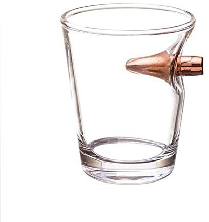 lesulety Bicchieri Whisky Bicchierini Grappa Whisky Bullet Glass Art Bicchieri Liquore Particolari Bicchieri Personalizzati Bicchieri Liquore Regali Particolari,A