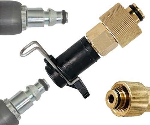 M&M Smartek Hochdruck Schlauchverbinder Connector für kompatibel zu Nilfisk STIHL KEW Alto Stecknippel HD HDS auf TR22 IG wie EasyLock bis 160bar / 60°C