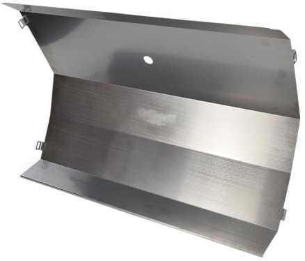 Grillrost.com Das Original Edelstahl Hitzeschild - Doppelte Wandung passend für Napoleon - Rogue 525 Serie (hoher Deckel)