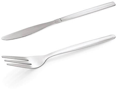 144 tlg. Besteckset Gastro NP80 ECO, Chromstahl 18/0, 72 Messer + 72 Gabeln