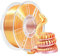 iBOSS PLA+ Filament zweifarbiges Filament, helles und hartes 3D-Druckermaterial, 1,75 mm +/- 0,02 mm 1 kg Spule (2,2 LBS), geeignet für die meisten FDM 3D-Drucker, Seidenrosagold