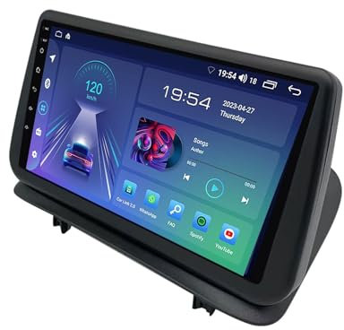Android 11 Radio De Coche para Renault Clio 3 2006-2019 9 Pulgadas Pantalla Táctil GPS Navegación Reproductor Multimedia CarPlay Inalámbrico Android Auto SWC Wifi Bluetooth + Cámara Trasera(M100S - 4