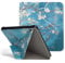 Tenano Coque Origami pour Kobo Libra Colour (Modèle : N428) Et Tolino Vision Colour 2024 avec Fonction Auto Veille/Réveil - Fleur de Cerisier