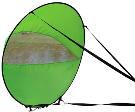 Voile de kayak coupe-vent pliable pour kayak - Protection solaire - Voile de kayak - Voile de planche à voile pour bateau gonflable, yacht, canoë