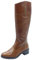 Nero Giardini I411801D Manolete Cuoio Stivali per Donna in Pelle Modello Cavallerizzo Tacco Basso (Taglia 37)