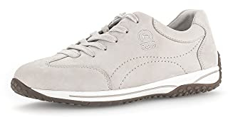 Gabor Damen Low-Top Sneaker, Frauen Halbschuhe,Moderate Mehrweite (G),Sportschuhe,Freizeitschuhe,Turnschuhe,Laufschuhe,Puder,41 EU / 7.5 UK