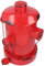 Bonbela Bote de Basura para Boca de Incendios, Decorativo, Estilo Industrial Retro, Contenedores de Basura de Hierro para Interiores y Exteriores con Cubo para Jardín, Hogar,