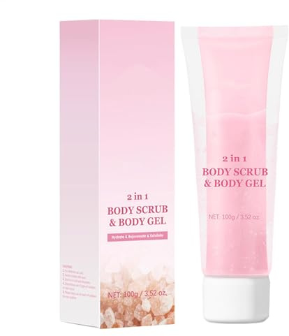 Feuchtigkeitsspendendes Körpergel, feuchtigkeitsspendendes Peeling, Pore Clean Skin Spa Scrub, tiefe Hautfeuchtigkeit, gleichmäßige Tonung, 16,4 cm, für alle Hauttypen