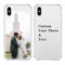 Yoedge Clear Personalised Phone Case for iPhone XS Max 6.5, Image Photo Custom Design Flexible Four-Corner Airbag Silicone TPU Hard Back Rubber Shockproof Bumper Cover, for Girls Women