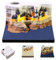 3d Kalender,3D-Notizblock,3D Kalender Abreißen 2025,Papierskulptur Desktop Ornament,2025 Tischkalender-Notizblock mit Licht,3D-Magisches Schloss Wochenkalender Notizblock,Desktop-Kalender