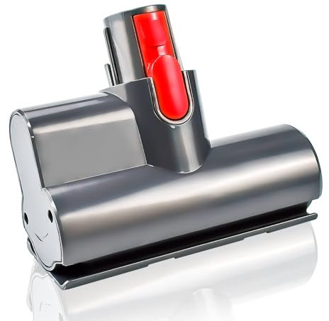 LPAMABA Mini Turbo Spazzola Compatibile con Dyson V7 V8 V10 V11 V15,Testine Materasso Motorizzata,Mini Ugello Turbina Compatibile con Aspirapolvere Dyson per Divani, Materassi, Sedili