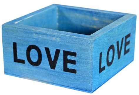 iSpchen Jardiniere en Bois Pot de Fleur en Bois Pots de Plantes Succulentes Rectangulaires Pot de Bonsaï Boîte de Jardinière en Bois Succulent Flower pour Petites Plantes Maison Décoration