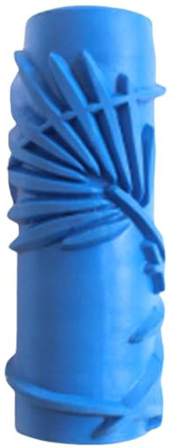 Manchon de rouleau de peinture à texture décorative de 12,7 cm, motif gaufré adapté pour la peinture murale, la rénovation de la maison et la création d'art