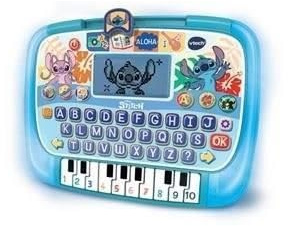 VTech - Disney My Learning Tablet Stitch - Illuminated Tablet for Children with Multicoloured Backlight, 10 Interactive Games Lilo and Stitch - Gift for Children from 4 Years to 8 Years