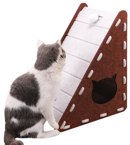 Katzen-Rechen, Katzenkratzer, Kratzmatte aus Filz, Klettermatte, Krallenschleifwerkzeuge, Haustierzubehör für das Training von Kätzchen beim Spielen