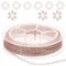 COMNICO 33ft(10m) Stainless Steel Jewelry Chain 1.5mm DIY Craft Links Supplies Findings for Making Necklace Earring Bracelet, Metal Cable Roll 20pcs Lobster Clasps 50pcs Jump Rings (Rose Gold)