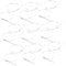PRETYZOOM 100Pcs Metal Zip Ties for Fence Extension Outdoor Dog Fence for Pet Cages Chicken Wire and Garden Railings